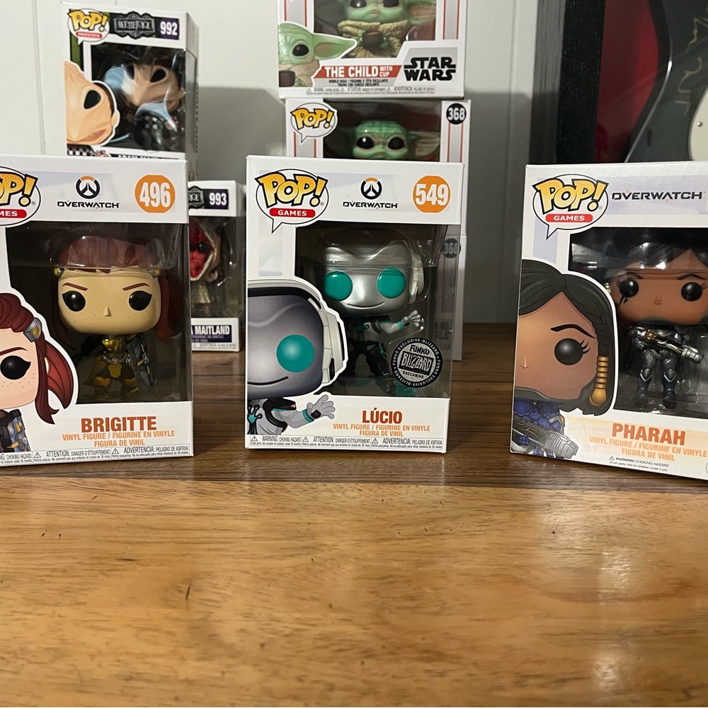 Funko Pop! Overwatch Lot of 3- #95, #496 & #549